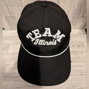 Imperial 1916 Black Team Illinois Cap